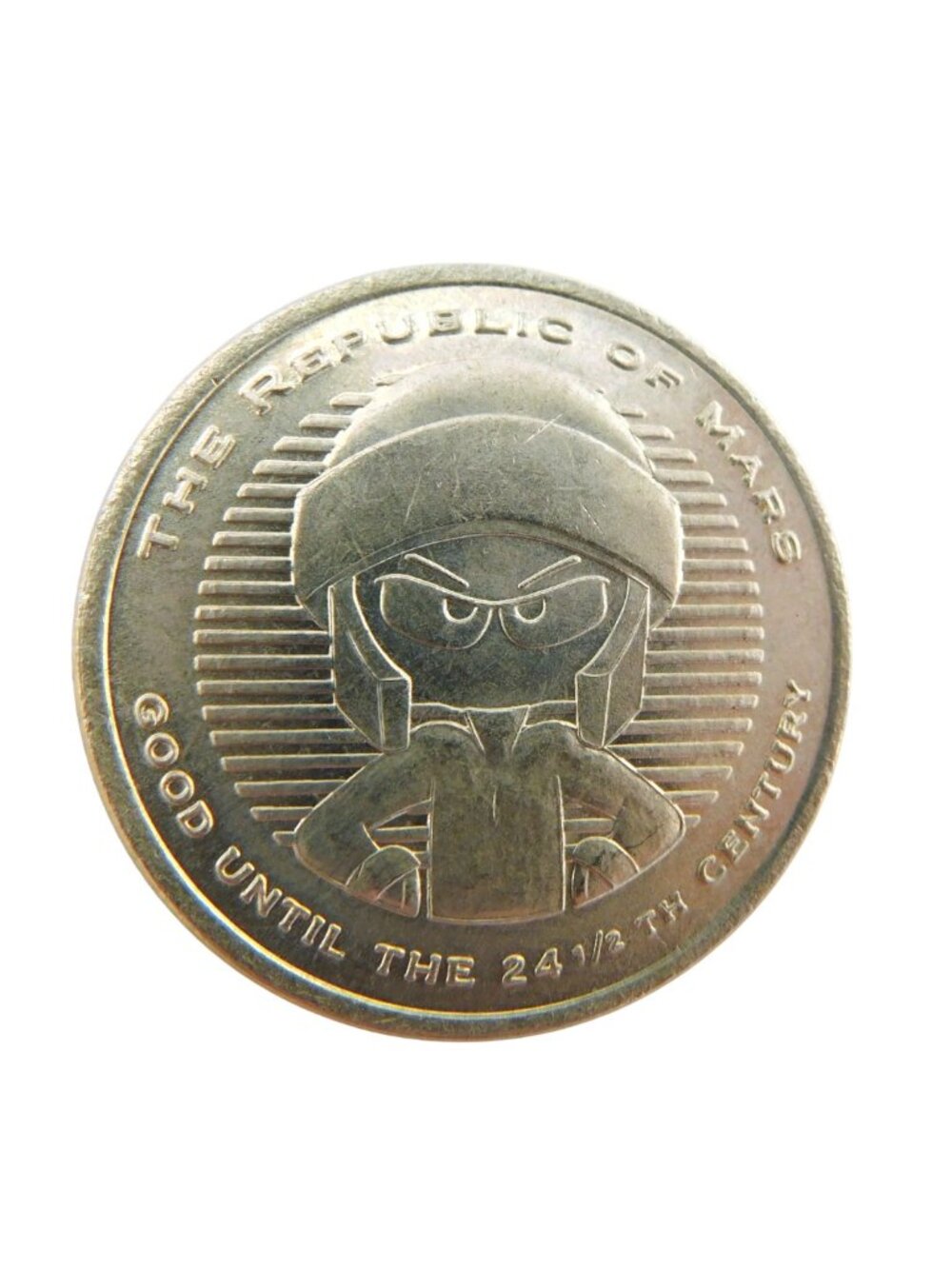 Marvin The Martian Warner Bros Studio Store WB NYC Republic Of Mars Coin 1996